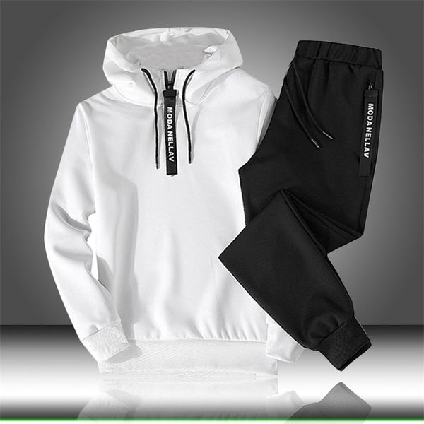 sets tracksuit men autumn winter hooded sweatshirt drawstring outfit sportswear male suit pullover two piece set casual 210916, Gray
sets tracksuit men autumn winter hooded sweatshirt drawstring outfit sportswear male suit pullover two piece set casual 210916, Gray
