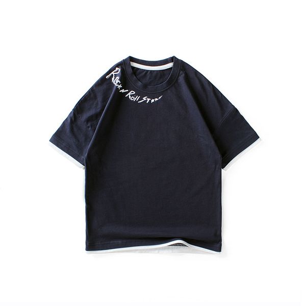 Boy Girl Short Sleeve T-shirt Summer Casual Clothes Loose Sweatshirts Child Cotton Letter Tees Fashion Tops, White
Boy Girl Short Sleeve T-shirt Summer Casual Clothes Loose Sweatshirts Child Cotton Letter Tees Fashion Tops, White