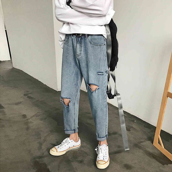 men's jeans summer holes cowboy casual pants male fashion trend baggy homme cargo pocket wash biker denim trousers -5xl 51xy, Blue
men's jeans summer holes cowboy casual pants male fashion trend baggy homme cargo pocket wash biker denim trousers -5xl 51xy, Blue