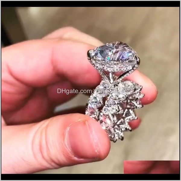 2020 new arrival ins selling vintage jewelry couple rings 925 sterling silver pear cut white z cz diamond women wedding bridal gndyx, Slivery;golden
2020 new arrival ins selling vintage jewelry couple rings 925 sterling silver pear cut white z cz diamond women wedding bridal gndyx, Slivery;golden