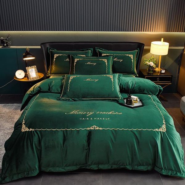 bedding sets kids set dark green embroidered cotton double bed sheet 4 pcs designer baby bedroom tagesdecke home garden zz50cp
bedding sets kids set dark green embroidered cotton double bed sheet 4 pcs designer baby bedroom tagesdecke home garden zz50cp