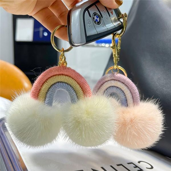 keychains plush real ball keychain cute rainbow women bag charm pendant car key ring accessories jewelry ornaments, Silver
keychains plush real ball keychain cute rainbow women bag charm pendant car key ring accessories jewelry ornaments, Silver