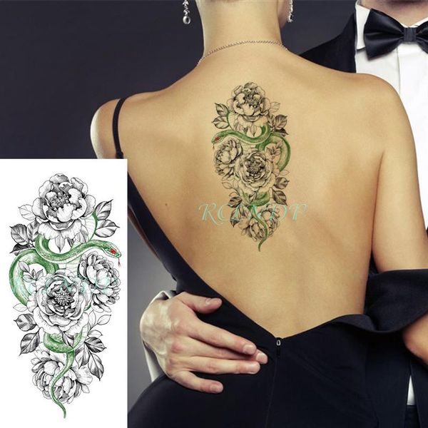 temporary tattoos waterproof tattoo sticker green snake animal flower leaf fake tatoo flash tatto arm leg body art for girl women men
temporary tattoos waterproof tattoo sticker green snake animal flower leaf fake tatoo flash tatto arm leg body art for girl women men