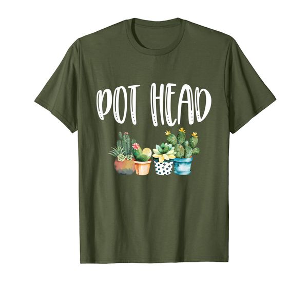 pot head gardening succulent cactus plant gardeners gift t-shirt, White;black
pot head gardening succulent cactus plant gardeners gift t-shirt, White;black