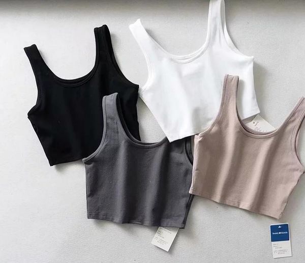 running jerseys summer crop sleeveless short cotton u collar knitted bar white corset for women, Black;blue
running jerseys summer crop sleeveless short cotton u collar knitted bar white corset for women, Black;blue