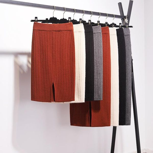 skirts winter vintage women thick knitted sweater skirt high waist split pencil hip package step bodycon work wear, Black
skirts winter vintage women thick knitted sweater skirt high waist split pencil hip package step bodycon work wear, Black