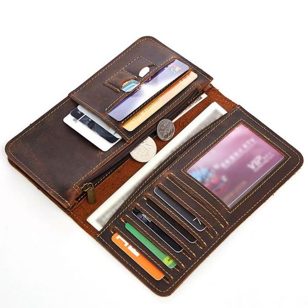 wallets 2021 business men vintage crazy horse cow leather long wallet good manual male cardholder coin purse carteira masculina, Red;black
wallets 2021 business men vintage crazy horse cow leather long wallet good manual male cardholder coin purse carteira masculina, Red;black