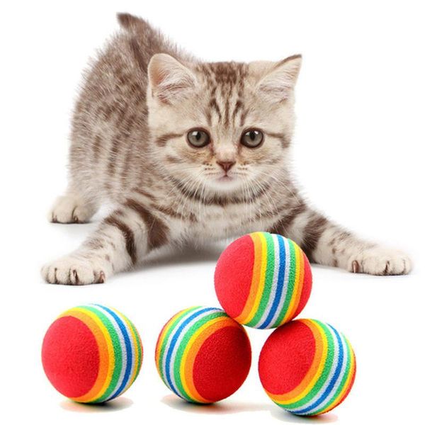 cat toys 1/5/10pcs rainbow ball toy colorful interactive pet kitten scratch natural foam eva training supplies product
cat toys 1/5/10pcs rainbow ball toy colorful interactive pet kitten scratch natural foam eva training supplies product