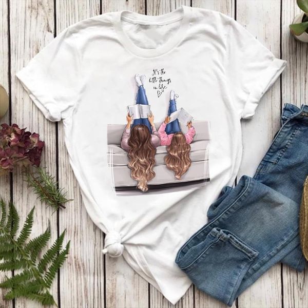 girl daughter trend clothing mom women t shirts mother mama cartoon lady female ladies print graphic tee shirt, White
girl daughter trend clothing mom women t shirts mother mama cartoon lady female ladies print graphic tee shirt, White