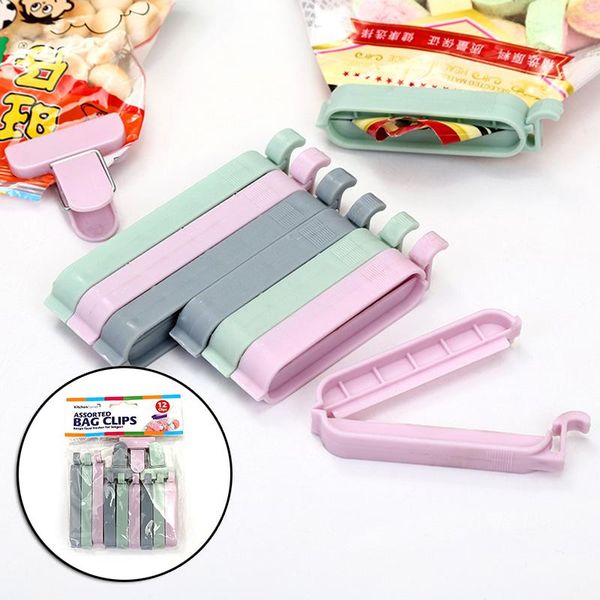 bag clips 1 set 12pcs snack fresh food storage kitchen tool accessories mini sealing clamp with 3 sizes color
bag clips 1 set 12pcs snack fresh food storage kitchen tool accessories mini sealing clamp with 3 sizes color