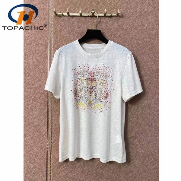 women's t-shirt 1.25 spring fashion vintage embroidered beading pattern short sleeve linen women, White
women's t-shirt 1.25 spring fashion vintage embroidered beading pattern short sleeve linen women, White