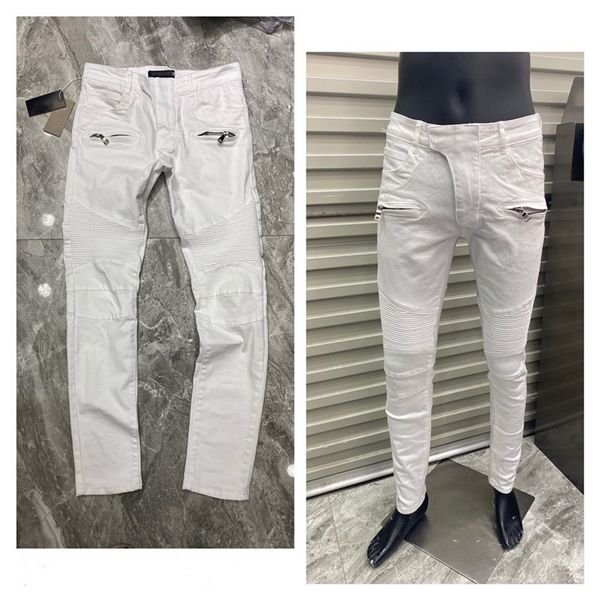 luxury brand pants and jeans shorts designer regular pattern mans white jeans fashion string solid off slim leg button fly fold, Blue
luxury brand pants and jeans shorts designer regular pattern mans white jeans fashion string solid off slim leg button fly fold, Blue