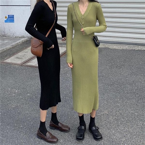 casual dresses autumn winter women knitted dress reto sweater lady slim bodycon long sleeve bottoming vestidos pp003, Black;gray
casual dresses autumn winter women knitted dress reto sweater lady slim bodycon long sleeve bottoming vestidos pp003, Black;gray