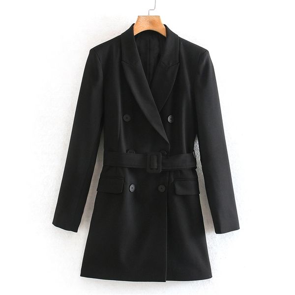 chic tie belt waist notched dresses women stylish vintage double breasted dress elegant ladies long sleeve mini 210531, Black;gray
chic tie belt waist notched dresses women stylish vintage double breasted dress elegant ladies long sleeve mini 210531, Black;gray
