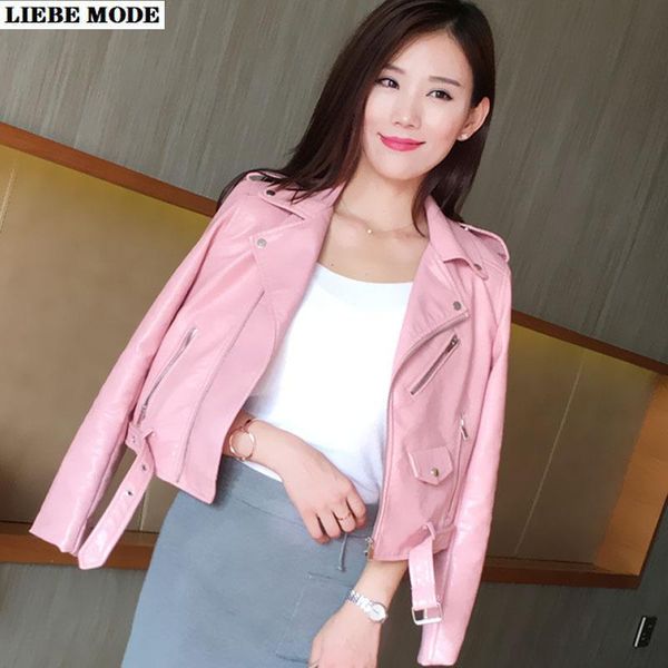women's leather & faux ladies zipper pu short jacket coat pink yellow red motorcycle biker jackets with belt punk black outwear
women's leather & faux ladies zipper pu short jacket coat pink yellow red motorcycle biker jackets with belt punk black outwear