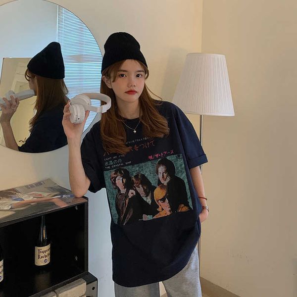 women's t-shirt summer t-shirts korean vintage printed casual shirts short sleeve harajuku oversized bodyfriend streetwear pu, White
women's t-shirt summer t-shirts korean vintage printed casual shirts short sleeve harajuku oversized bodyfriend streetwear pu, White