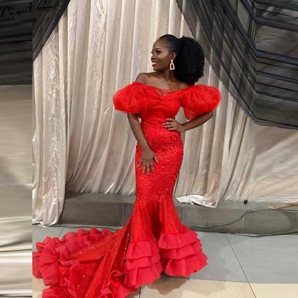 red aso ebi prom dresses 2021 for black girls off shoulder sequined appliques mermaid evening african women party gowns
red aso ebi prom dresses 2021 for black girls off shoulder sequined appliques mermaid evening african women party gowns