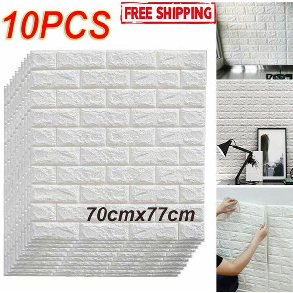 wallpapers 10pcs 3d 70x77cm wall sticker brick bedroom decoration waterproof self adhesive wallpaper for living room tv backdrop
wallpapers 10pcs 3d 70x77cm wall sticker brick bedroom decoration waterproof self adhesive wallpaper for living room tv backdrop