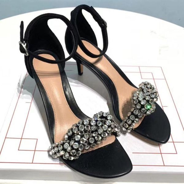 brand design shoes ins crystal women thin heels ankle strap summer fashion fetish strippers dress, Black
brand design shoes ins crystal women thin heels ankle strap summer fashion fetish strippers dress, Black