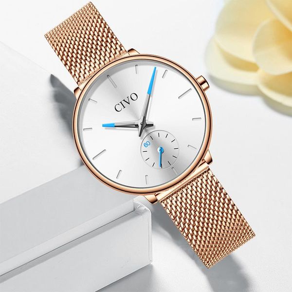 wristwatches civo women luxury quartz ladies watches waterproof white steel mesh strap wrist fashion casual clock montre femme, Slivery;brown
wristwatches civo women luxury quartz ladies watches waterproof white steel mesh strap wrist fashion casual clock montre femme, Slivery;brown