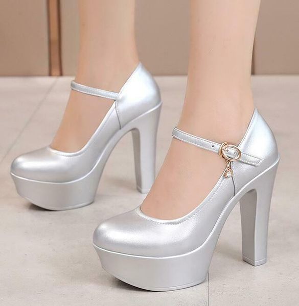 dress shoes women faux leather platform pumps ladies ankle strap high heel party, Black
dress shoes women faux leather platform pumps ladies ankle strap high heel party, Black