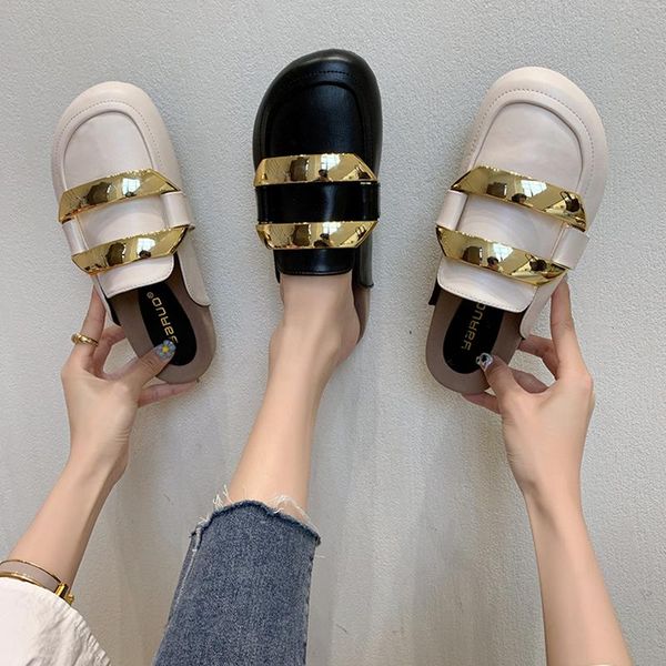 slippers cover toe flat shoes female womens outdoor low pantofle rivet mules slides 2021 fabric rubber pu metal decoration, Black
slippers cover toe flat shoes female womens outdoor low pantofle rivet mules slides 2021 fabric rubber pu metal decoration, Black