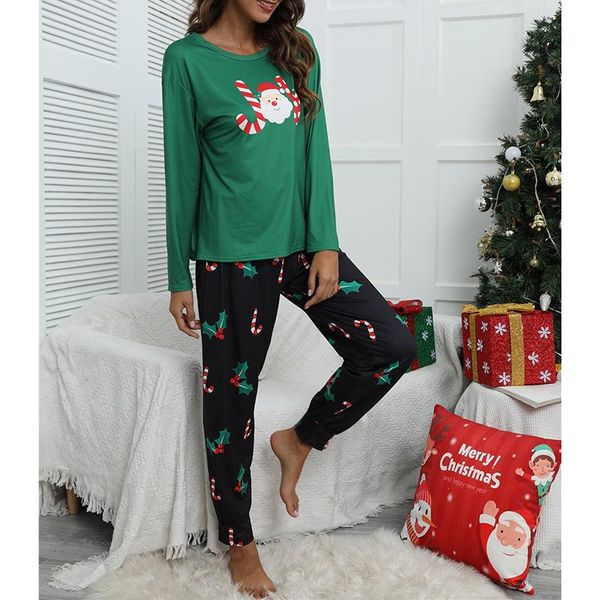 women's two piece pants christmas women sleepwear sets pajamas spring autumn clothing set long sleeve santa claus printed opening, White
women's two piece pants christmas women sleepwear sets pajamas spring autumn clothing set long sleeve santa claus printed opening, White