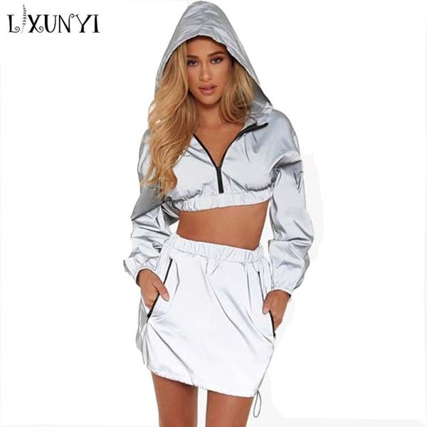 women's two piece pants gray hooded women skirt suit set crop jacket and elastic waist short skirts suits ladies solid sports outfits f, White
women's two piece pants gray hooded women skirt suit set crop jacket and elastic waist short skirts suits ladies solid sports outfits f, White