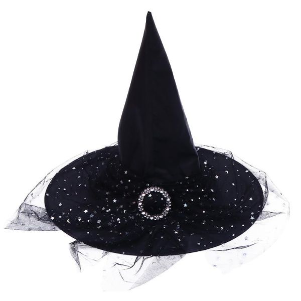 party hats 2pcs universal chic caps adorable headwears mysterious witch (black)
party hats 2pcs universal chic caps adorable headwears mysterious witch (black)