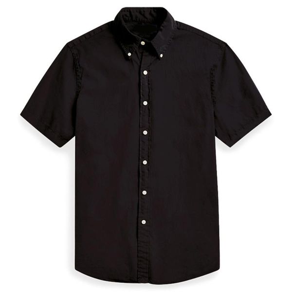 homme small horse shirts male short sleeve dress 100% cotton hombre chemises men's casual, White;black
homme small horse shirts male short sleeve dress 100% cotton hombre chemises men's casual, White;black