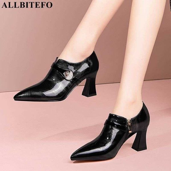 allbitefo metal design natural genuine leather women heels shoes fashion high heel shoes high heels talons hauts femme 210611, Black
allbitefo metal design natural genuine leather women heels shoes fashion high heel shoes high heels talons hauts femme 210611, Black