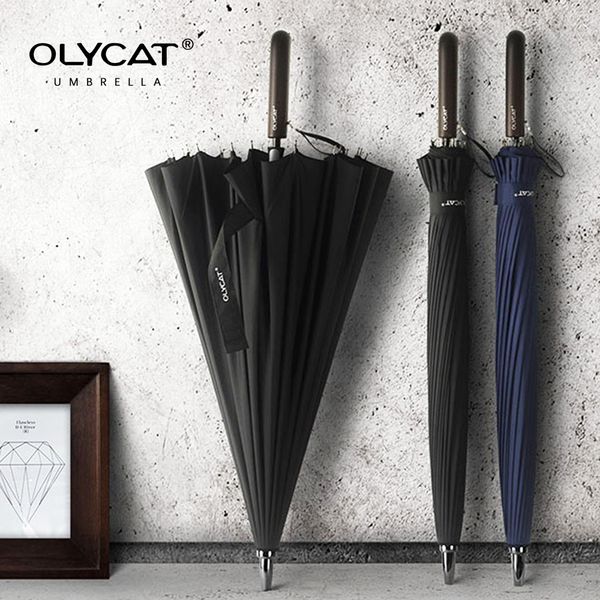 OYCAT 24K Straight ong Umbrea Windproof Strong Wooden Hande Rain Umbrea Women Men Business Brand Gassfiber Paraguas
OYCAT 24K Straight ong Umbrea Windproof Strong Wooden Hande Rain Umbrea Women Men Business Brand Gassfiber Paraguas