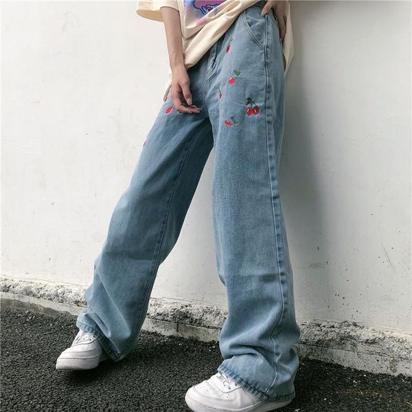 women's jeans cherry light harajuku high style korean blue street pants of summer je
women's jeans cherry light harajuku high style korean blue street pants of summer je