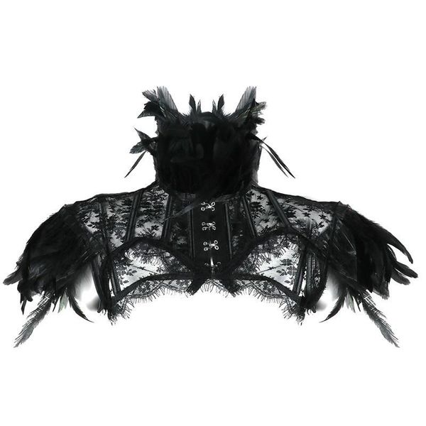 women's jackets women retro vintage punk gothic shrug feather collar shoulder lace cape bolero jacket halloween party goth rave costum, Black;brown
women's jackets women retro vintage punk gothic shrug feather collar shoulder lace cape bolero jacket halloween party goth rave costum, Black;brown