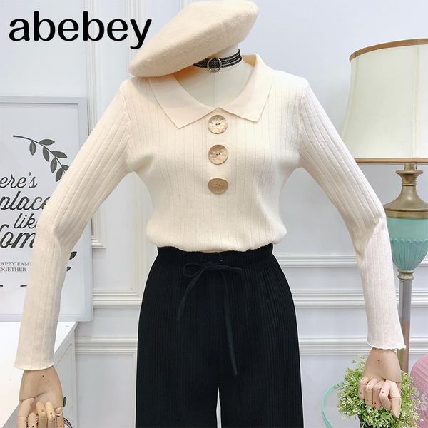 women's sweaters women knitted long-sleeved lapel sweater 2021 slim coat, White;black
women's sweaters women knitted long-sleeved lapel sweater 2021 slim coat, White;black