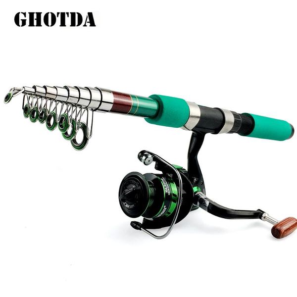 1.8-3.6m fishing rod combo spinning reel set short travel stick carp bass pike boat kit rods
1.8-3.6m fishing rod combo spinning reel set short travel stick carp bass pike boat kit rods