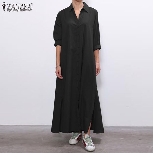 dresses plus size vintage split shirt dress women's autumn sundress casual long sleeve maxi vestidos female lapel button robe 5xl, Black;gray
dresses plus size vintage split shirt dress women's autumn sundress casual long sleeve maxi vestidos female lapel button robe 5xl, Black;gray