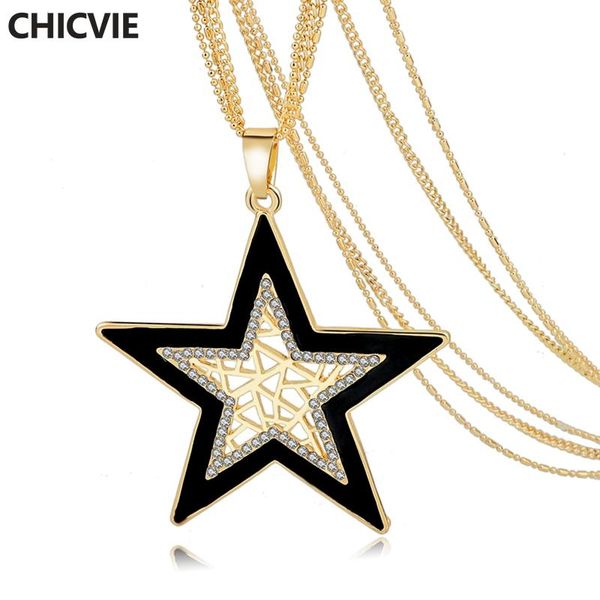 pendant necklaces chicvie gold star necklace for women 2021 crystal ethnic long vintage jewelry female collier femme sne160123, Silver
pendant necklaces chicvie gold star necklace for women 2021 crystal ethnic long vintage jewelry female collier femme sne160123, Silver