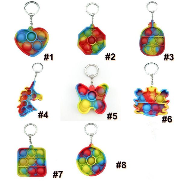 fidget toys key chain bubble pop push its keychain pioneer puzzle silicone decompression anti stress relief finger toy ball funny shapes
fidget toys key chain bubble pop push its keychain pioneer puzzle silicone decompression anti stress relief finger toy ball funny shapes