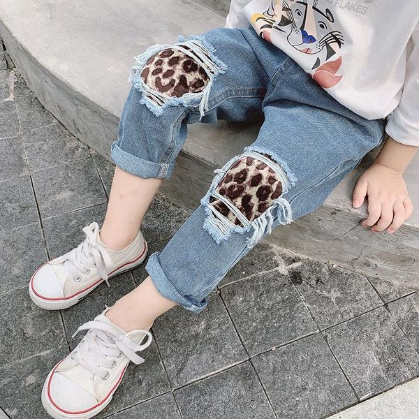 baby girls summer ripped jeans pants 2021 spring autumn kids leopards stylish denim trousers, Blue
baby girls summer ripped jeans pants 2021 spring autumn kids leopards stylish denim trousers, Blue