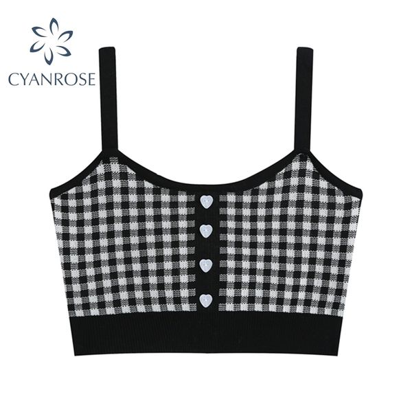 sweet plaid tank sleeveless bodycon crop strapl love button camisole off shoulder party club streetwear clothes 210319, Black
sweet plaid tank sleeveless bodycon crop strapl love button camisole off shoulder party club streetwear clothes 210319, Black