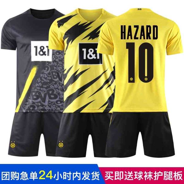 20-21 duote home jersey no.11 royce long short sleeve team shirt soccer suit boys' summer, Black;white
20-21 duote home jersey no.11 royce long short sleeve team shirt soccer suit boys' summer, Black;white