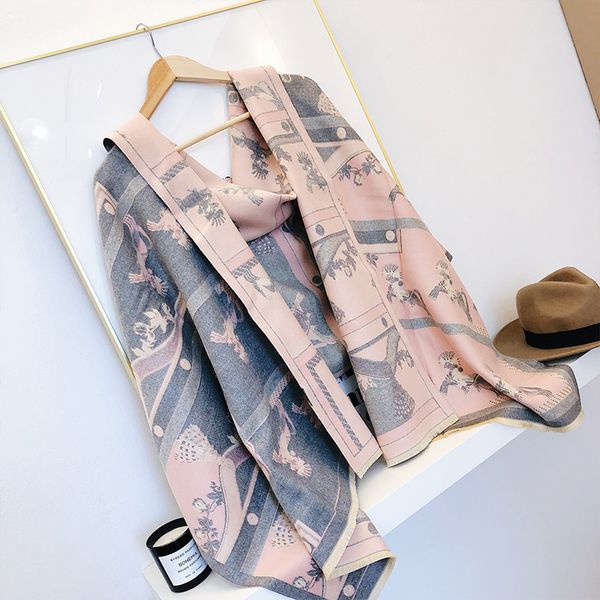 2021 new scarf women's style carriage imitation cashmere comfortable air conditioning room warm shawl bib, Blue;gray
2021 new scarf women's style carriage imitation cashmere comfortable air conditioning room warm shawl bib, Blue;gray