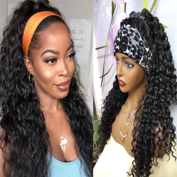 long curly black wig synthetic none lace wig heat resistant deep wave 250density headband wigs kinky curly for black women
long curly black wig synthetic none lace wig heat resistant deep wave 250density headband wigs kinky curly for black women