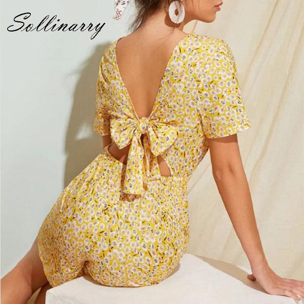 women's jumpsuits & rompers sollinarry casual beach spring summer playsuits women holiday short backless bow plus playsuit, Black;white
women's jumpsuits & rompers sollinarry casual beach spring summer playsuits women holiday short backless bow plus playsuit, Black;white