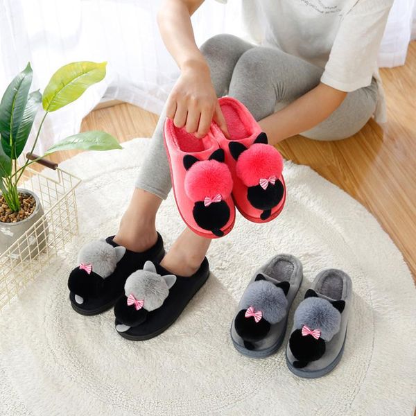 slippers 2021 women faux fur house winter cartoon cat fluffy slides living room warm shoes soft indoor female cute animal flat, Black
slippers 2021 women faux fur house winter cartoon cat fluffy slides living room warm shoes soft indoor female cute animal flat, Black