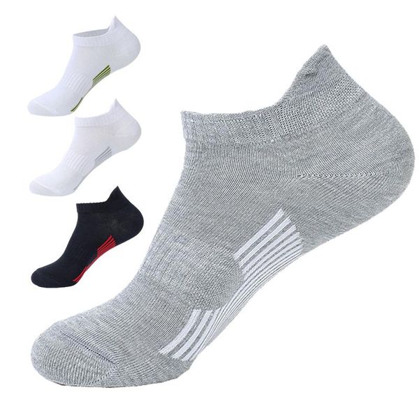 men's socks 3 pairs athletic sport running pack for men street colorful cotton breathable ankle set white wear-resistant sweat, Black 
men's socks 3 pairs athletic sport running pack for men street colorful cotton breathable ankle set white wear-resistant sweat, Black