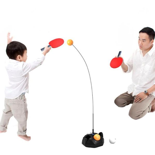 table tennis balls tables rebound trainer paddle pingpong training equipment shaft backbound machine