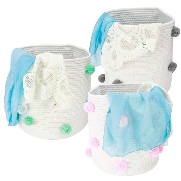 clothing & wardrobe storage ins style basket decorative cotton rope blanket baskets large 32*30cm
clothing & wardrobe storage ins style basket decorative cotton rope blanket baskets large 32*30cm