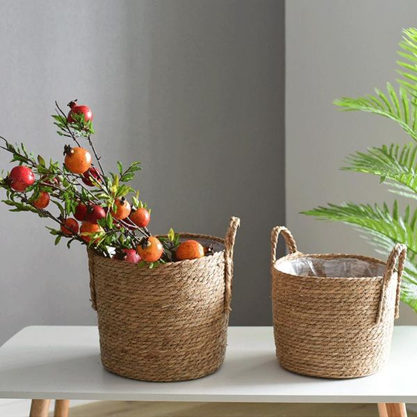 seagrass woven basket with handles handmade storage home decorative cloth for bathroom baskets
seagrass woven basket with handles handmade storage home decorative cloth for bathroom baskets